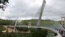 Campingplatz Frankreich Bretagne : Le Pont de Térénez, pont courbe à haubans